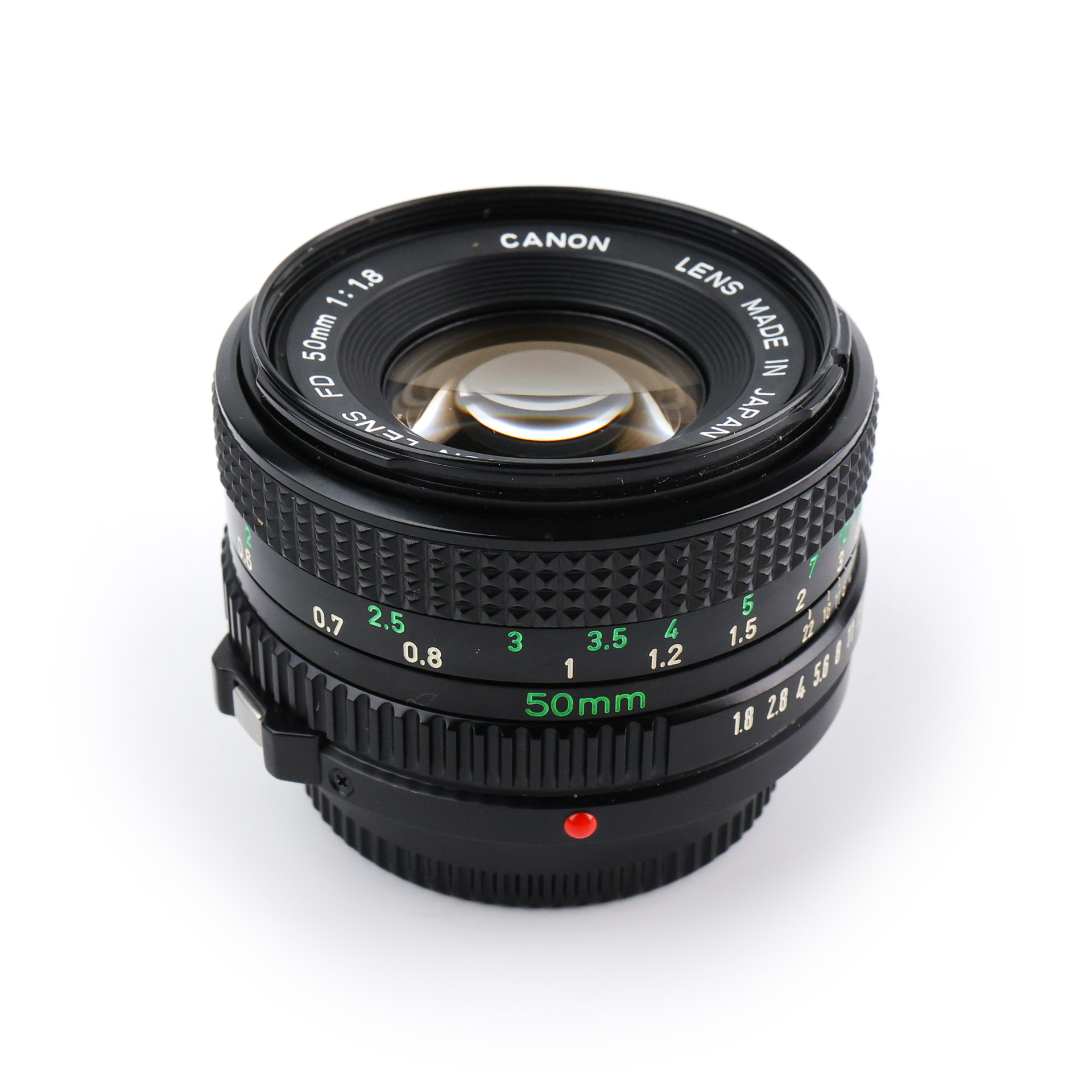 Canon FD 50mm F1.8 Manual Focus Standard Prime Later Version Lens