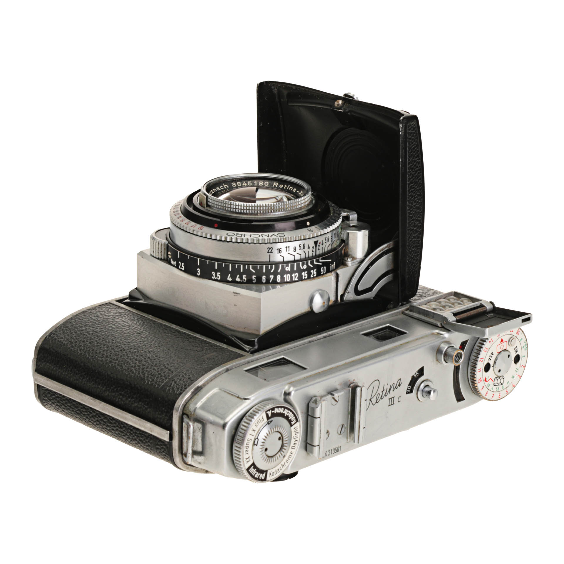 【完動品】Retina Ⅲc Kodak Retina IIIc Type 21 35mm Film Rangefinder Camera Body